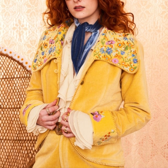 The Hippie Shake Hollywood Gold Jacket - NEW - Picture 3 of 17